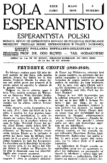 Pola Esperantisto : esperantaj sciigoj por pollingvanoj. Jaro 29, no 5 (Majo 1935)