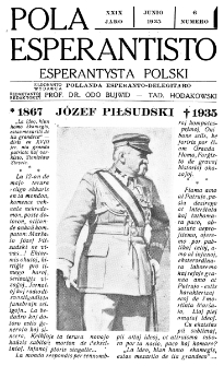 Pola Esperantisto : esperantaj sciigoj por pollingvanoj. Jaro 29, no 6 (Junio 1935)