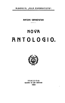 Nova Antologio / Antoni Grabowski.