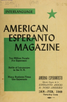 Amerika Esperantisto. Vol. 63, No 1/2 (1949)