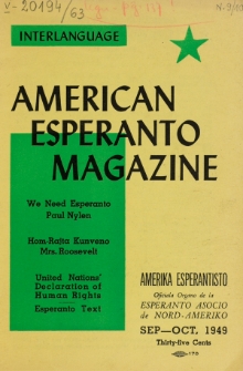 Amerika Esperantisto. Vol. 63, No 9/10 (1949)