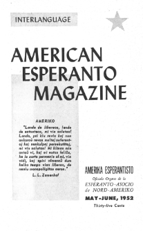 Amerika Esperantisto. Vol. 66, No 5/6 (1952)