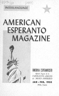 Amerika Esperantisto. Vol. 67, No 1/2 (1953)
