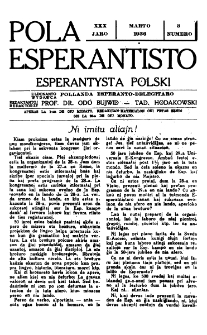 Pola Esperantisto : esperantaj sciigoj por pollingvanoj. Jaro 30, no 3 (Marto 1936)