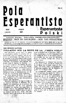 Pola Esperantisto : esperantaj sciigoj por pollingvanoj. Jaro 31, no 3 (Marto 1937)
