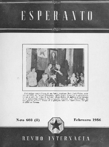 Esperanto : revuo internacia : oficiala organo de Universala Esperanto Asocio. Jaro 49, n. 603 (1956)
