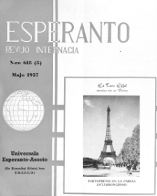 Esperanto : revuo internacia : oficiala organo de Universala Esperanto Asocio. Jaro 50, n. 618 (1957)