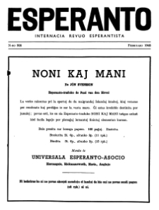 Esperanto : revuo internacia : oficiala organo de Universala Esperanto Asocio. Jaro 41, n. 508 (1948)