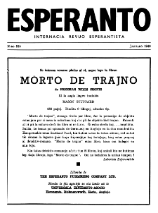 Esperanto : revuo internacia : oficiala organo de Universala Esperanto Asocio. Jaro 42, n. 519 (1949)