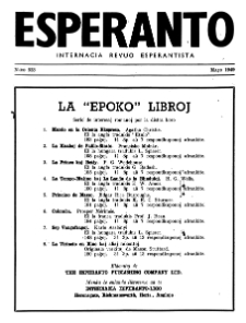 Esperanto : revuo internacia : oficiala organo de Universala Esperanto Asocio. Jaro 42, n. 523 (1949)