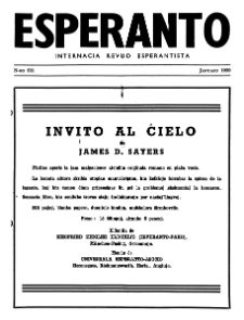 Esperanto : revuo internacia : oficiala organo de Universala Esperanto Asocio. Jaro 43, n. 531 (1950)