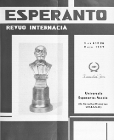 Esperanto : revuo internacia : oficiala organo de Universala Esperanto Asocio. Jaro 52, n. 642 (1959)