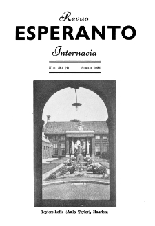 Esperanto : revuo internacia : oficiala organo de Universala Esperanto Asocio. Jaro 47, n. 581 (1954)