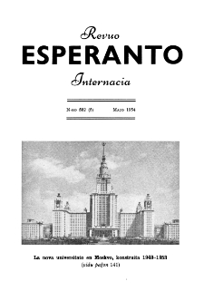 Esperanto : revuo internacia : oficiala organo de Universala Esperanto Asocio. Jaro 47, n. 582 (1954)