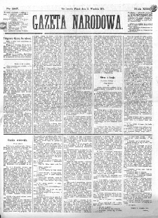 Gazeta Narodowa. R. 13 (1874), nr 207 (11 września)