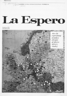 Lâ Espero : officiellt organ för Svenska Esperanto-Förbundet (S.E.F.) : organ för Esperanto-rörelsen i Sverige. Jaro 64, Nr 3 (1976)