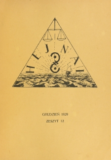 Hejnał nad Morzem Życia ze Szczyt&oacute;w Prawd Ducha i Praw Człowieka. Z. 12 (1929)