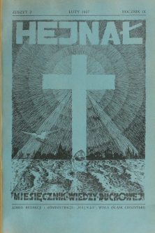 Hejnał nad Morzem Życia ze Szczytów Prawd Ducha i Praw Człowieka. R. 9 , Z. 2(1937)