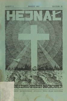 Hejnał nad Morzem Życia ze Szczyt&oacute;w Prawd Ducha i Praw Człowieka. R. 9, Z. 3 (1937)