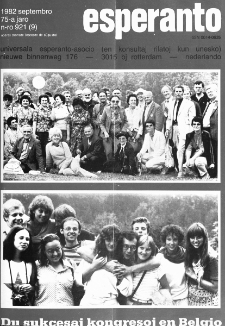 Esperanto : revuo internacia : oficiala organo de Universala Esperanto Asocio. Jaro 75, n. 921 (1982)