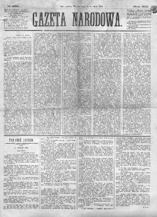 Gazeta Narodowa. R. 13 (1874), nr 286 (15 grudnia)