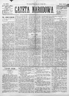 Gazeta Narodowa. R. 13 (1874), nr 292 (22 grudnia)