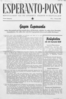 Esperanto Post. Jg. 4, nr. 2 (1951)