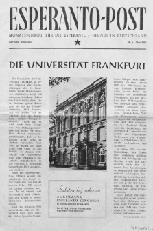 Esperanto Post. Jg. 6, nr. 5 (1953)