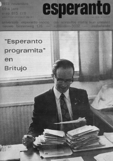 Esperanto : revuo internacia : oficiala organo de Universala Esperanto Asocio. Jaro 66, n. 815 (1973)