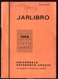 Oficiala Jarlibro / Universala Esperanto Asocio. 1969 (Unua parto)
