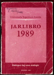 Oficiala Jarlibro / Universala Esperanto Asocio. 1989