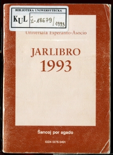 Oficiala Jarlibro / Universala Esperanto Asocio. 1993