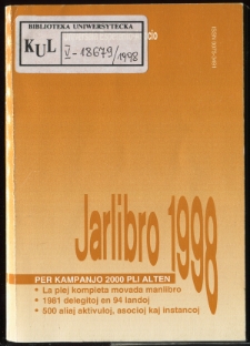 Oficiala Jarlibro / Universala Esperanto Asocio. 1998