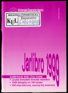 Oficiala Jarlibro / Universala Esperanto Asocio. 1999