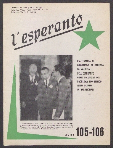 L'Esperanto. Anno 44, no 105/106 (1966)