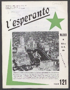 L'Esperanto. Anno 46, no 121 (1968)