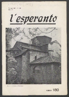 L'Esperanto. Anno 51, no 180 (1973)