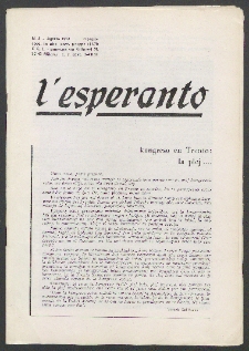 L'Esperanto. Anno 51, no 8 (1973)