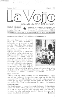 La Vojo : monata gazeto por infanoj / Federacio de Laboristaj Esperantistoj en la Regiono de la Nederlanda Lingvo.Jaro 3, No 7 (augusto1937)