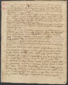 Fragment rękopisu na temat symboli oraz o inwencji przemówień ślubnych