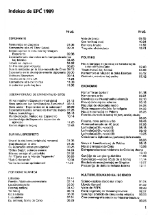 El Popola Ĉinio. (1989). Indekso