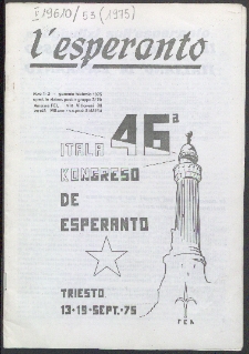 L'Esperanto. Anno 53, no 1/2 (1975)