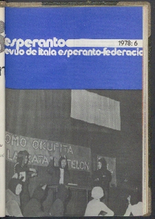 L'Esperanto. Anno 56, no 6 (1978)