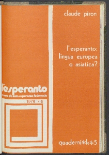 L'Esperanto. Anno 56, no 7/8 (1978)