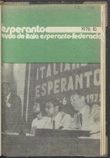 L'Esperanto. Anno 56, no 10 (1978)