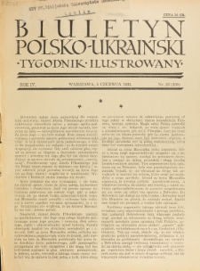 Biuletyn Polsko-Ukraiński. T. 4, R. 4, nr 23=109 (9 Czerwca 1935)