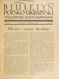 Biuletyn Polsko-Ukraiński. T. 4, R. 4, nr 32=119 (11 Sierpnia 1935)