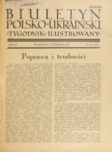 Biuletyn Polsko-Ukraiński. T. 4, R. 4, nr 36=123 (8 Września 1935)