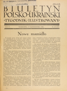 Biuletyn Polsko-Ukraiński. T. 4, R. 4, nr 40=127 (6 Października 1935)