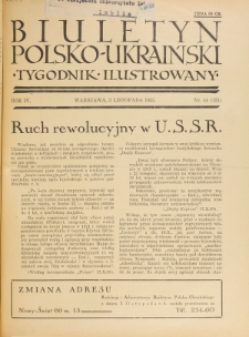 Biuletyn Polsko-Ukraiński. T. 4, R. 4, nr 44=131 (3 Listopada 1935)